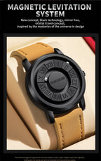 2025 Luxury Watch Men Creative Scrolling Pointer Magnetic Force Sport Watches Men Quartz Chronograph Man Clock Relogio Masculino