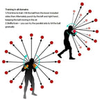 Punching Ball Head-mounted Fighting Speed Sanda Training Boxing Reflex Ball Home Fitness Exercise Boxing Equipment Accessories