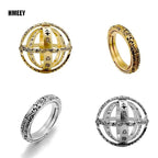 Metamorphic Astronomical Ball Ring for Men and Women Reversed Metamorphic Cosmic Ball Ring Retro Style Couple Necklace Jewelry