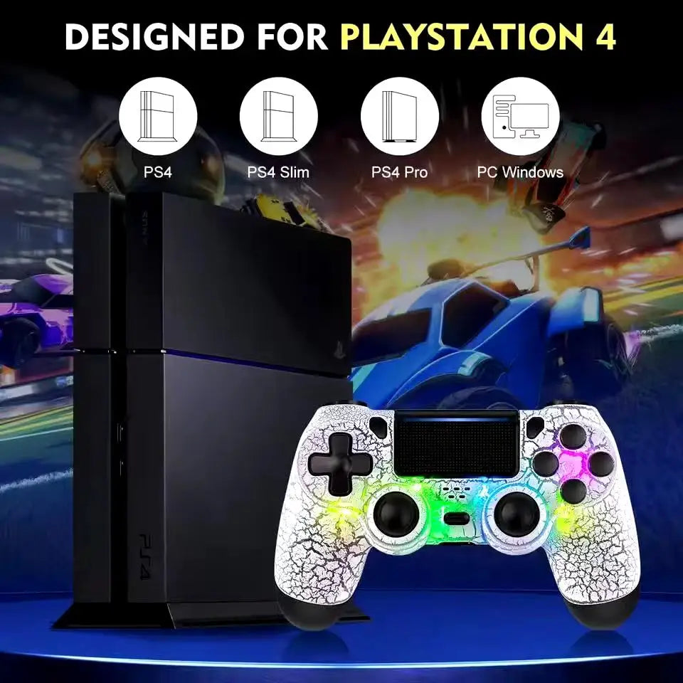 2025 New Game Controller for PS4/Slim/Pro Wireless Gamepad For PC Dual Vibration Joystick For IOS/Android