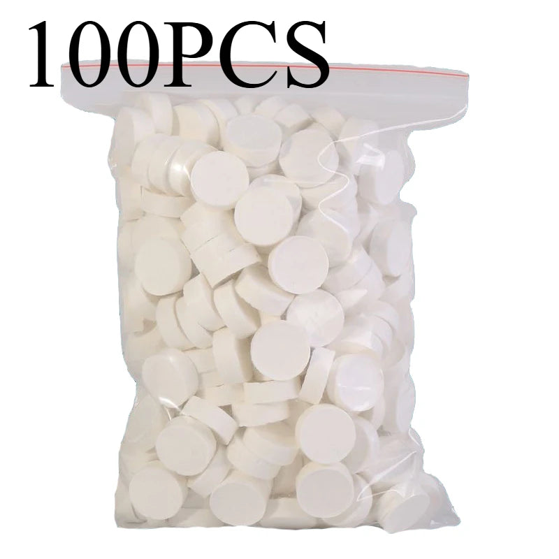100PCS Compressed Towel Soft Disposable Coin Tissue Portable Mini Compressed Towel Absorbent Travel BBQ Outdoor Camping