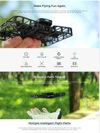 HOVER Air X1 Pocket-Sized Self-Flying Camera Drone Camera Llive Preview Selfie Aanti-shake HD HOVER for Outdoor Camping Travel