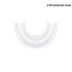 Children U-shaped Electric Toothbrush 360 Degrees Smart Cartoon Kids silicone Toothbrush Automatic Rechargeable Sonic Toothbrush