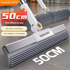 Silicone Scraper 50cm Wiper Floor Mop 360 Complete Household Magic Cleaning Broom Living Room Bathroom Cleaner Brooms Tool