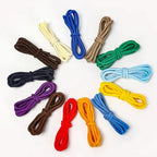 4Pcs/1Pair 100cm Elastic No Tie Shoelaces Metal Lock Shoe Laces For Kids Adult Sneakers Quick Shoelaces Semicircle Shoestrings