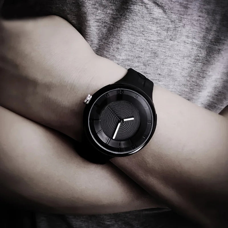 2023 men's gift Enmex creative industrial Lens and prism wristwatch coil design light sports fashion quartz watches