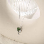 KOFSAC Jade Planet Necklace For Women 2023 New Luxury High Grade Zircon Moon Star Collar Necklaces 925 Sterling Silver Jewelry