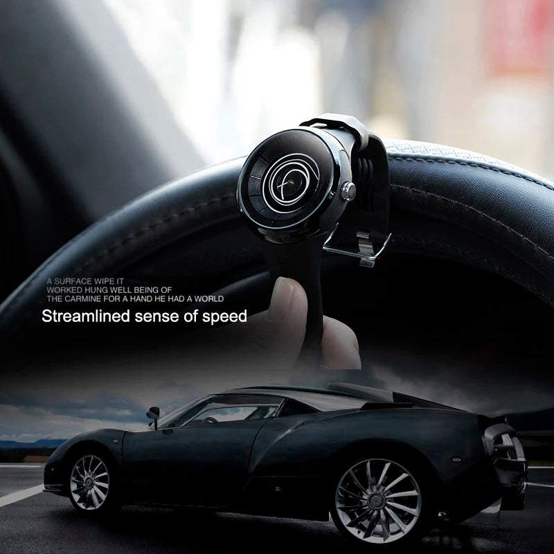 2023 men's gift Enmex creative industrial Lens and prism wristwatch coil design light sports fashion quartz watches