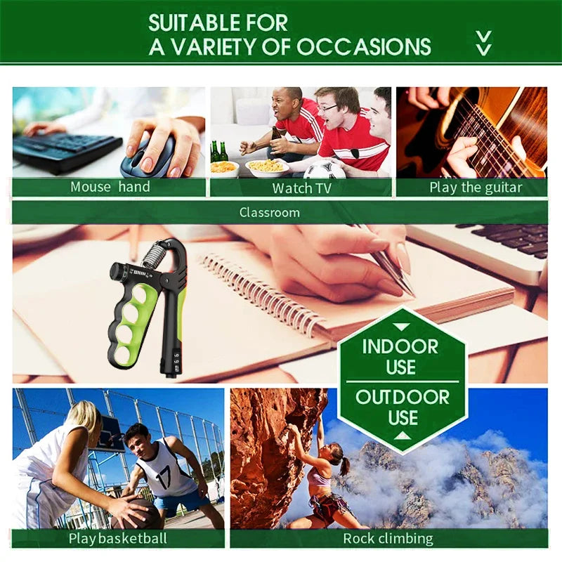 5-150kg Adjustable Grip Strength Device for Rehabilitation Training, Muscle Enhancement, Strength Training, Grip Strength Device