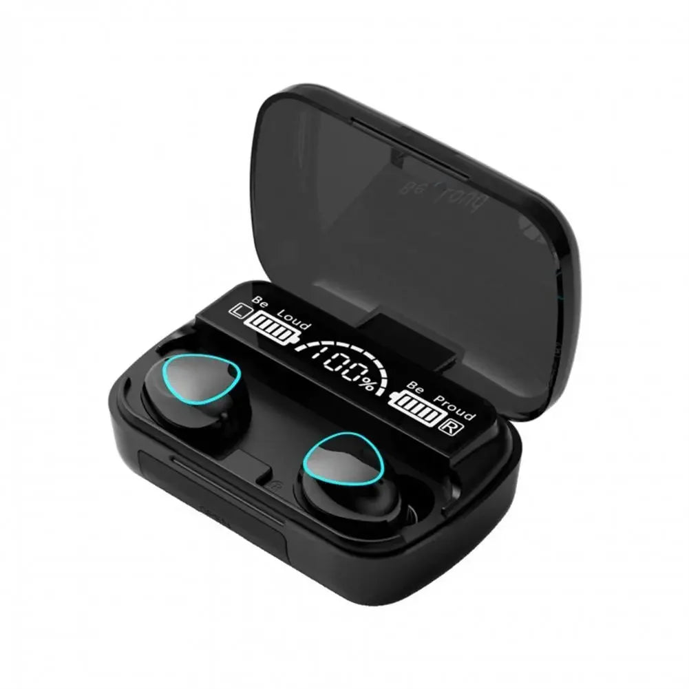 New TWS M25 Bluetooth 5.3 TWS Wireless Headphones with LED Display Stereo Headset Touch Control Earbuds Noise Reduction