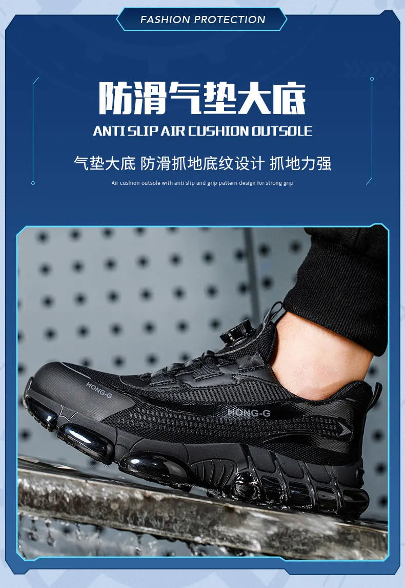 labor shoes safety work shoes anti puncture safety work sneakers safety shoes for men work Protective Work shoes with steel toe