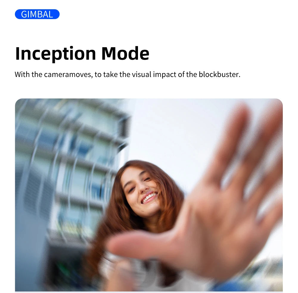 TOKQI M01 3-Axis Anti-Shake Handheld Gimbal Phone Stabilizer Foldable Holder Selfie Tripod with Fill Light for iPhone Smartphone