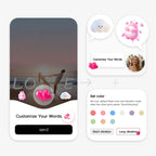 TOTWOO Sun & Moon Touch Necklaces with Agate Vibration & Light Up Necklace For Long Distance Relationship Gifts Couples Necklace