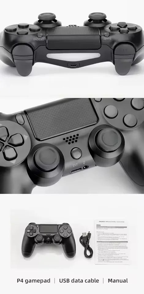 2025 New Game Controller for PS4/Slim/Pro Wireless Gamepad For PC Dual Vibration Joystick For IOS/Android