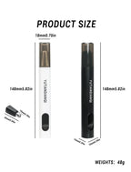 Recortadora eléctrica portátil 2 en 1 de vello de nariz y orejas 2024. Profesional, indolora y portátil.ow For Men