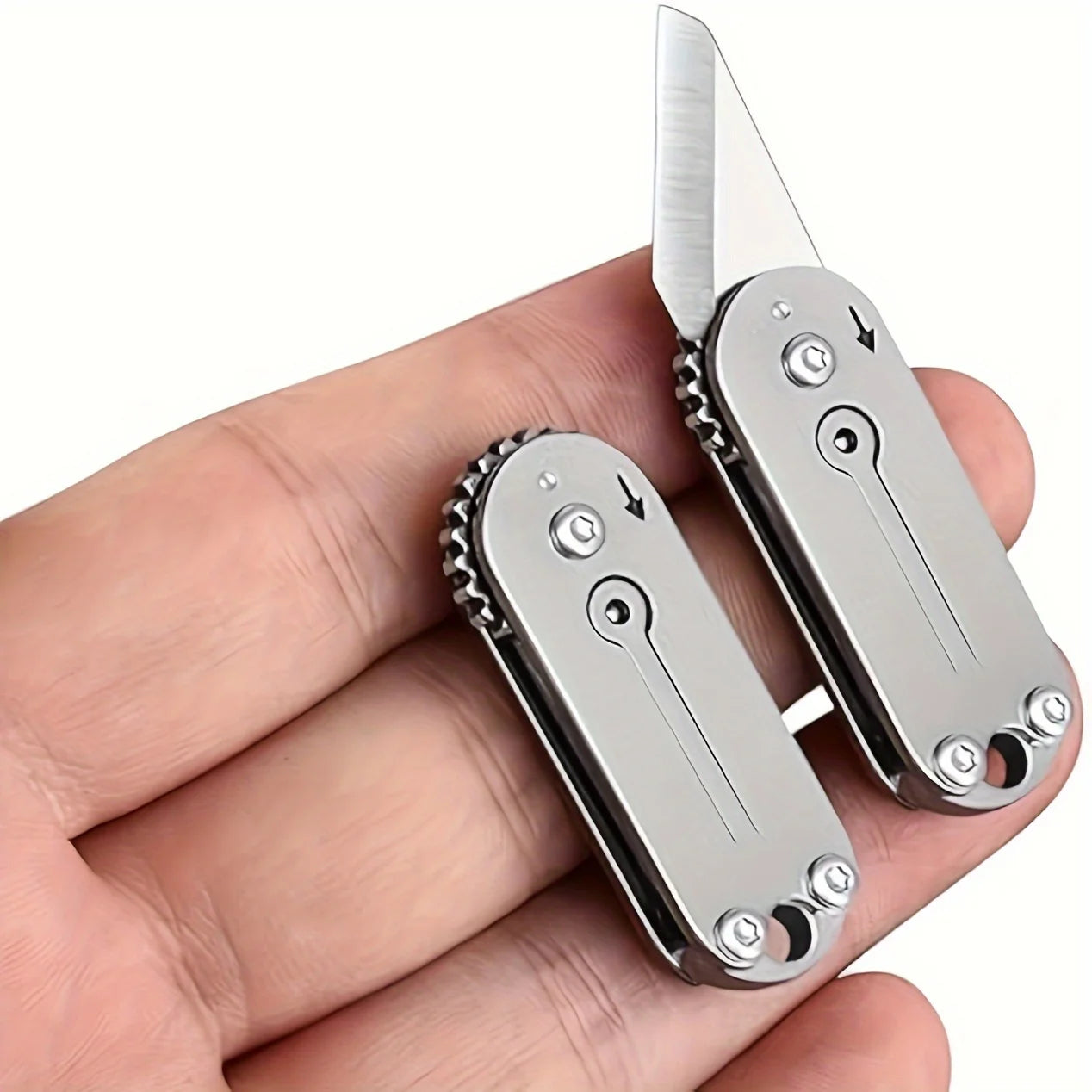 Small Pocket Knife For Men, Mini Folding Knives Box Cutter, Cool EDC Knife With Unique Design, Little Tiny Knives For Day Carry