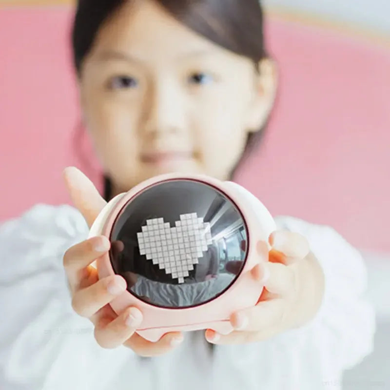 Xiaomi Cute Expression Alarm Clock Snooze Child Kids Digital Alarm Clocks Voice Control Intelligence LED Night Light Alarm Clock