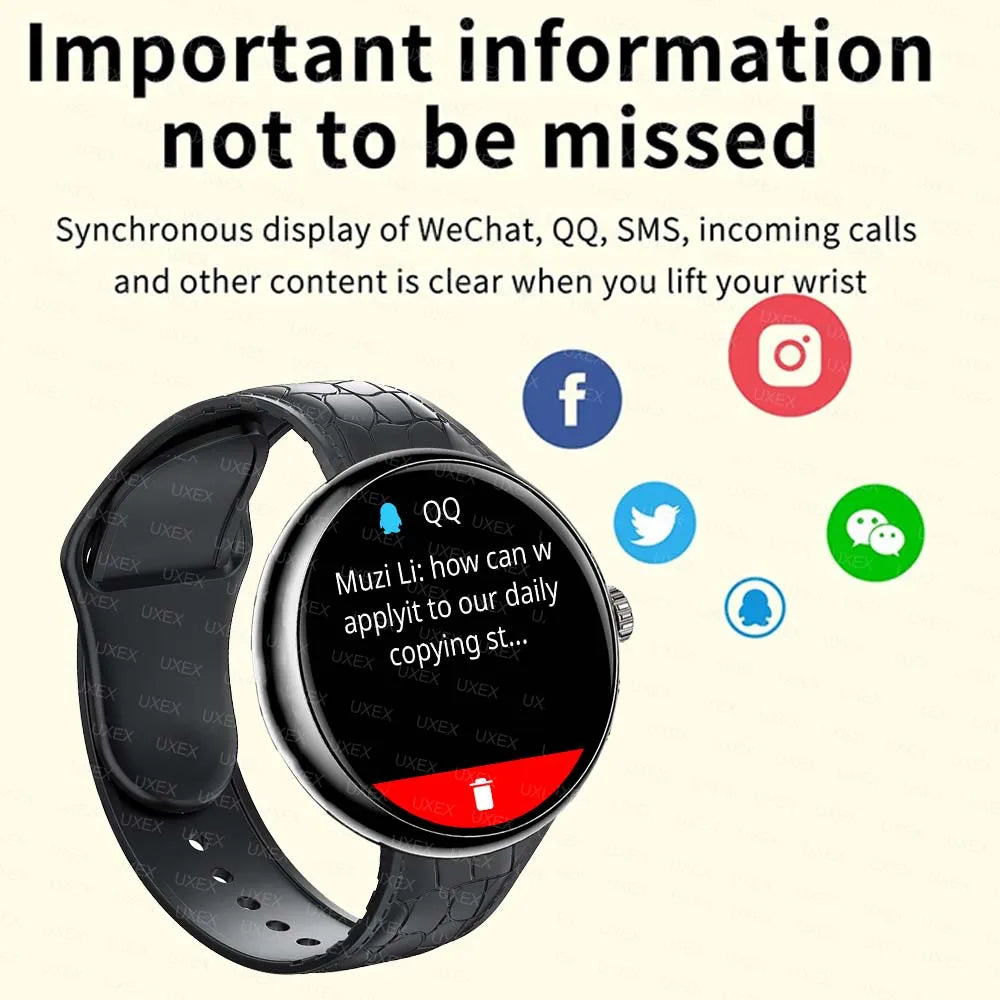 New Business Watch Men Surprise Gift Notifications Wireless Call Health Tracker Custom Photo Clock Watches Women Multifunction