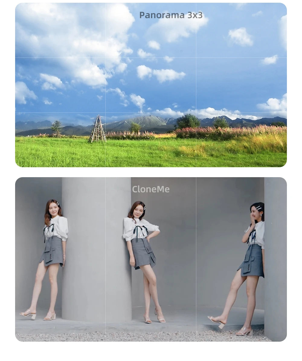 TOKQI M01 3-Axis Anti-Shake Handheld Gimbal Phone Stabilizer Foldable Holder Selfie Tripod with Fill Light for iPhone Smartphone