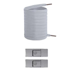 New Without Ties Elastic Laces No Tie Shoe Laces Press Lock Shoelaces Sneaker Kids Adult 8MM Widened Flat Shoelace for Shoes