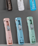 Traceless Reusable Hand Clamp Push Stapler, Paper Book File, Office, School Student Binder, Binding Tools, Supplies Accessories