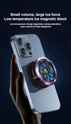 MEMO CX08 Pro Mobile Phone Semiconductor Magnetic/ Back-clip Frozen PUBG Game Cooler for IOS Android Universal Cooling Radiator