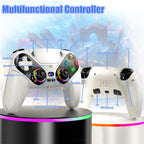RGB Lights Wireless Controller For PS5/Playstation 5 Pro/Slim/PC Console Gamepads W/ Hall Effect Turbo Vibration Game Joystick