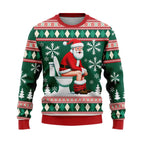 Hilarious Santa Claus Ugly Christmas Sweaters for Men Funny Animal Graphic Sweatshirts Xmas Holiday Unisex Pullovers Sweater Top