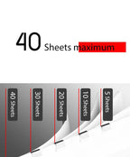 Traceless Reusable Hand Clamp Push Stapler, Paper Book File, Office, School Student Binder, Binding Tools, Supplies Accessories