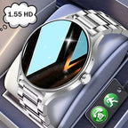 Fashion Smart Watch Plus 1.55 HD For Men And Women App Control BT Call Health Tracker Custom Photo Surprise Gift Business Watchs