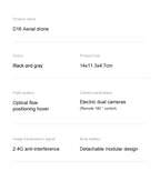 Lenovo D16 Drone 8K Aerial HD Profesional Dual-camera Helicopter Optical Flow Positioning Avoidance Bushless Motor GPS Drone UAV