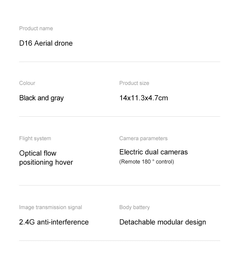 Lenovo D16 Drone 8K Aerial HD Profesional Dual-camera Helicopter Optical Flow Positioning Avoidance Bushless Motor GPS Drone UAV