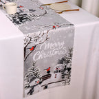 Christmas Gnome Table Runner Merry Christmas Decorations for Home 2025 Xmas Party Decor Navidad Natal Noel Gifts New Year 2026