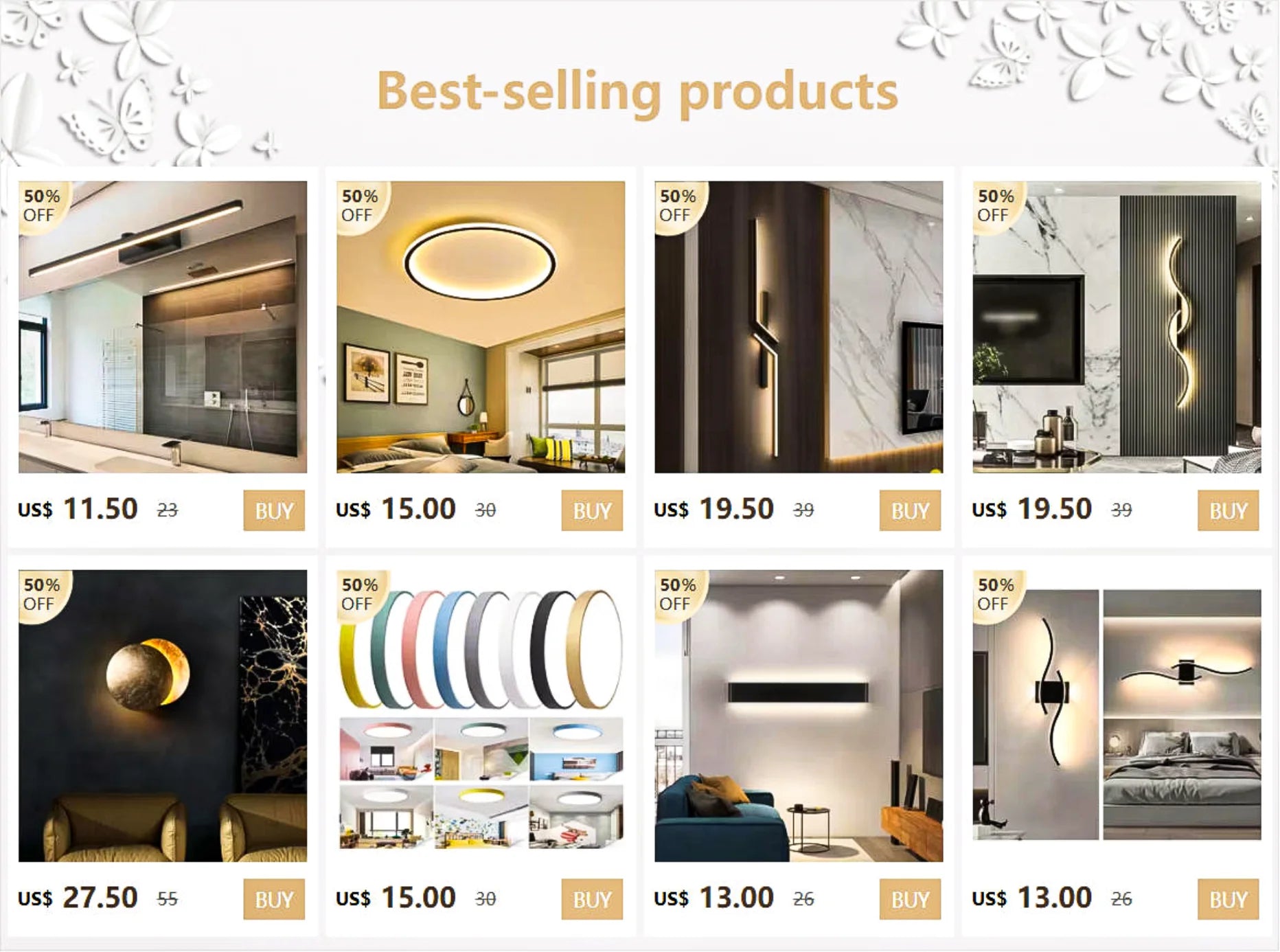 DINDALLED LED Bathroom Mirror Light, Modern Wall Sconce for Vanity Bedroom, Aluminum Home Decoration Line Lamp Fixture