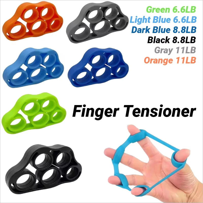 Silicone Five-Finger Training Hand Expanders Exerciser Wrist Stretcher Finger Gripper Expander Strength Rehabilitation Tensioner
