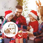 Heart Shaped Christmas Tabletop Decorations for Table Office Desk Tiered Tray Mantle Shelf Xmas Decor Indoor New Year Gift