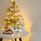 Classic Style Merry Christmas Snowman Acrylic Ornament - Heart-Shaped Festive Decoration, Power-Free Home & Office Decor, Ideal