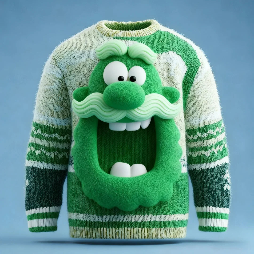 Christmas Santa Claus Pullovers Graphic 3D Print Autumn Fashion Sweatshirts Crew Neck Hoodies Men's and Women's Sweatshirts Tops