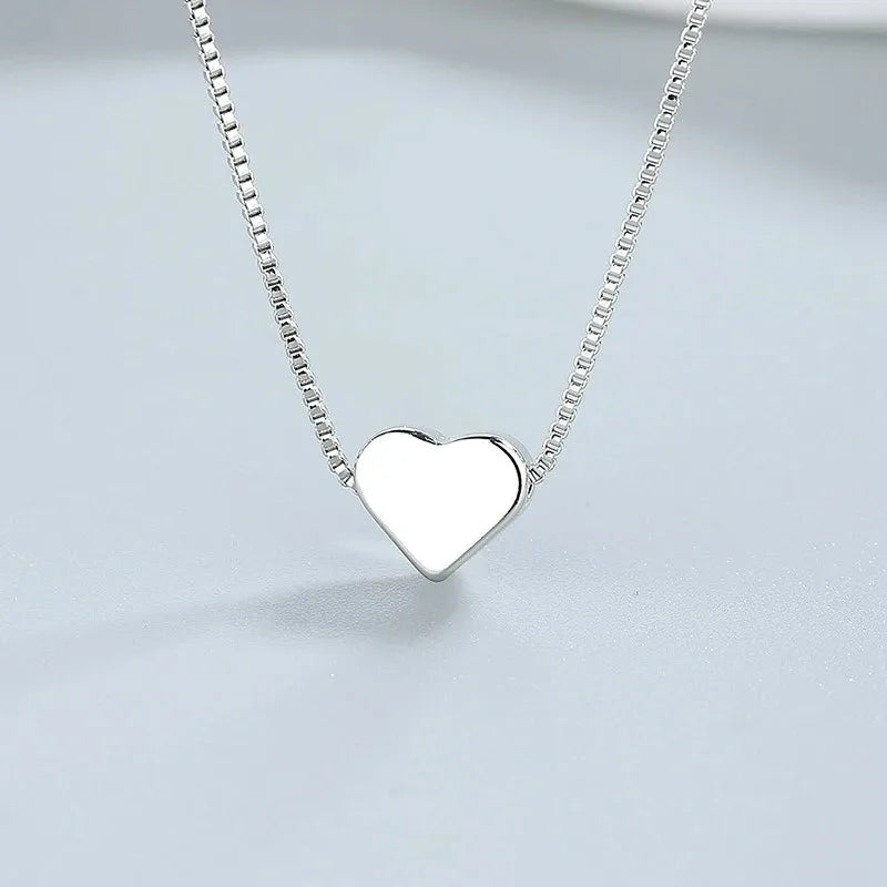 2Pcs/Set Simple Puzzle Heart Matching Pendant Couple Matching Necklace Couple Good Friends Ladies Men Hip Hop Sweater Chain