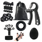 5-60Kg Adjustable Grip Strength Trainer 6 Pack Finger Exerciser Hand Grip Strengthener for Muscle Building and Injury Recover