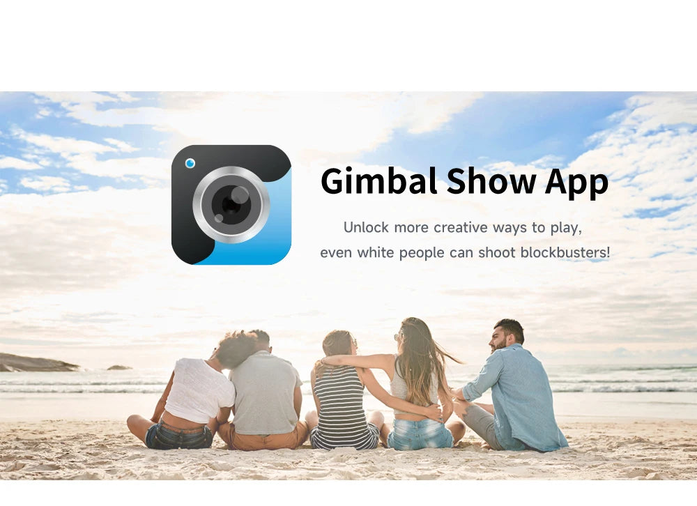 TOKQI M01 3-Axis Anti-Shake Handheld Gimbal Phone Stabilizer Foldable Holder Selfie Tripod with Fill Light for iPhone Smartphone