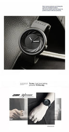 2023 men's gift Enmex creative industrial Lens and prism wristwatch coil design light sports fashion quartz watches