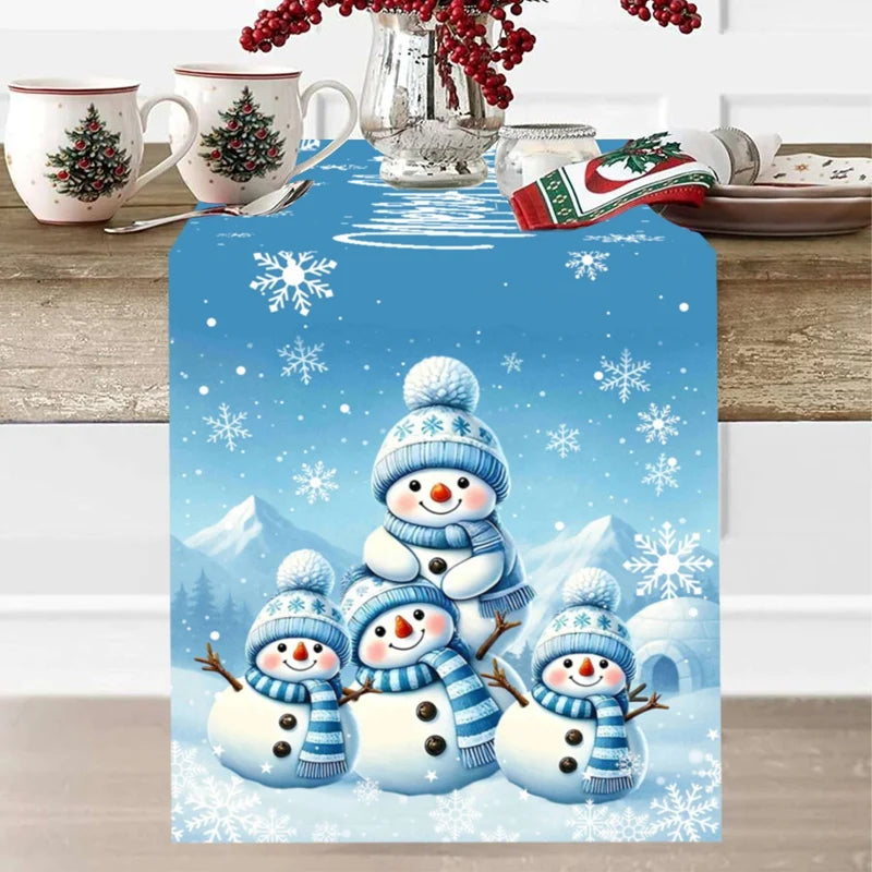 Christmas Table Runner Merry Christmas Decoration For Home Xmas Table Decor 2025 Navidad Notal Noel Ornament Happy New Year 2026