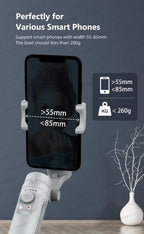 Handheld 3-Axis Gimbal Stabilizer for Smartphone Cellphone, Video Record Vlog Stabilizer for iPhone Xiaomi Huawei Samsung Mobile