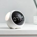 Xiaomi Cute Expression Alarm Clock Snooze Child Kids Digital Alarm Clocks Voice Control Intelligence LED Night Light Alarm Clock