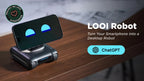 looi robot smartphone looi robot chatgpt large model English voice dialogue visual recognition interactive smart toy gift
