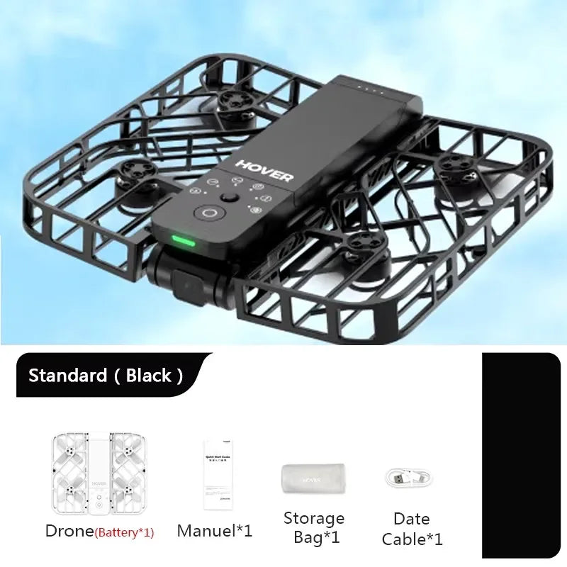 HOVER Air X1 Pocket-Sized Self-Flying Camera Drone Camera Llive Preview Selfie Aanti-shake HD HOVER for Outdoor Camping Travel