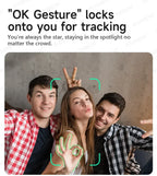 Handheld 3-Axis Gimbal Stabilizer for iPhone & Android, Anti-Shake Phone Holder with Tripod, for Vlogging & Video Recording