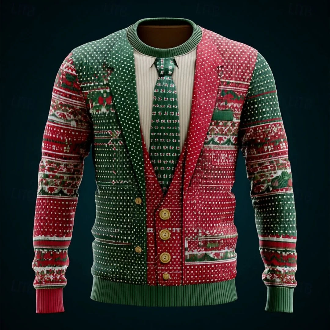 Christmas Santa Claus Pullovers Graphic 3D Print Autumn Fashion Sweatshirts Crew Neck Hoodies Men's and Women's Sweatshirts Tops