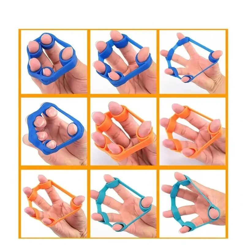 Silicone Five-Finger Training Hand Expanders Exerciser Wrist Stretcher Finger Gripper Expander Strength Rehabilitation Tensioner